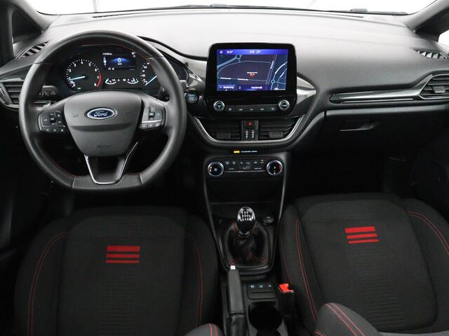 Ford FIESTA 1.0 EcoBoost Hybrid ST-Line | Carplay | Navigatie | Parkeerhulp | Climate control | Cruise control | Full LED | 17'' | Keyless Start | Bluetooth