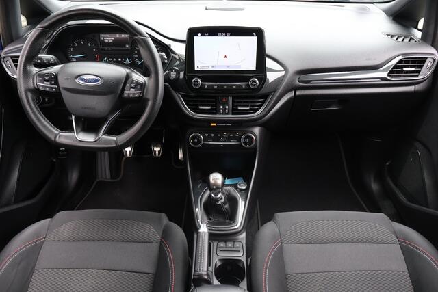 Ford FIESTA 1.0 EcoBoost ST-Line Volledig Onderh | NAP | Navi | Carplay | Cruise | LED | Carbon Afwerking | DAB | PDC Achter