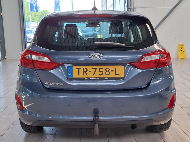 Ford FIESTA EcoBoost 100pk Titanium | Adapt. Cruise | B&O | Trekhaak | Parkeerhulp | Camera | B&O | Apple/Android Carplay |