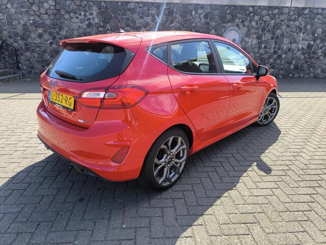 Ford FIESTA 1.0 EcoBoost Hybrid ST-Line 125PK, carplay, cruise + climate control, Dab+ audio, Navi, 1e eigenaar, nl auto