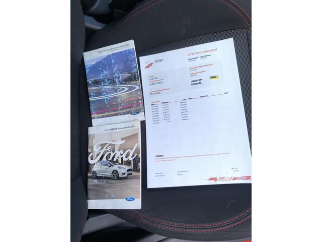 Ford FIESTA 1.0 EcoBoost Hybrid ST-Line 125PK, carplay, cruise + climate control, Dab+ audio, Navi, 1e eigenaar, nl auto
