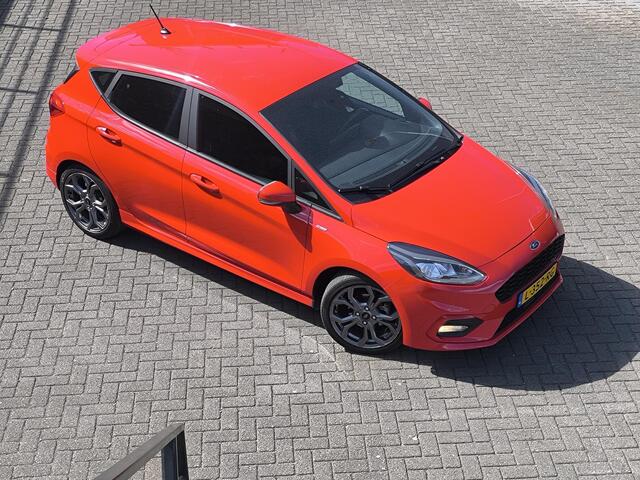 Ford FIESTA 1.0 EcoBoost Hybrid ST-Line 125PK, carplay, cruise + climate control, Dab+ audio, Navi, 1e eigenaar, nl auto