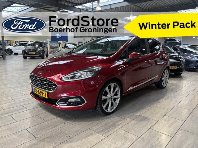 Ford FIESTA EcoBoost 100 pk Vignale | Pano | Winter Pack | Half leer | B&O | Camera | 18" | Adapt. cruise