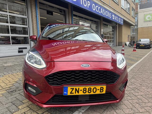 Ford FIESTA 1.0 EcoBoost ST-Line NAP | Apple Carplay | Navigatie | Climate Control | Cruise Control | Cruise Control | Parkeersensoren | Stuurverwarming + Stoelverwarming | Lane Assist | LED dagrijverlichting + LED achterlic