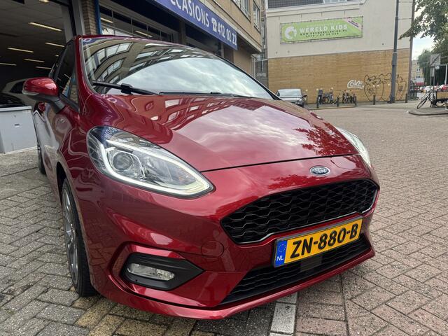 Ford FIESTA 1.0 EcoBoost ST-Line NAP | Apple Carplay | Navigatie | Climate Control | Cruise Control | Cruise Control | Parkeersensoren | Stuurverwarming + Stoelverwarming | Lane Assist | LED dagrijverlichting + LED achterlic