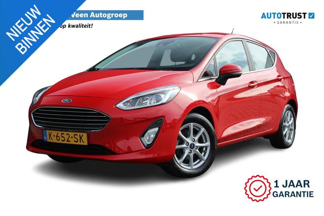 Ford FIESTA 1.0 EcoBoost Titanium | Incl 12 maanden garantie | Airco | Bluetooth | Cruise | Apple Carplay / Android Auto | Parkeersensoren |