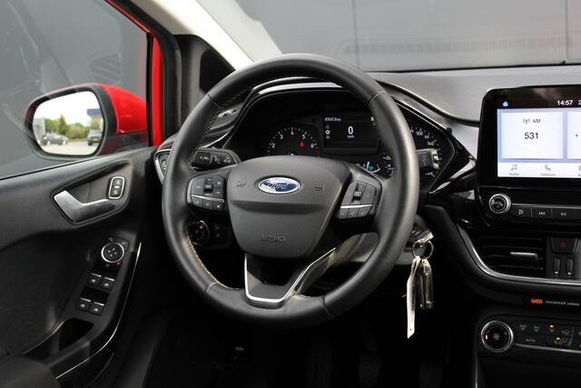 Ford FIESTA 1.0 EcoBoost Titanium | Incl 12 maanden garantie | Airco | Bluetooth | Cruise | Apple Carplay / Android Auto | Parkeersensoren |