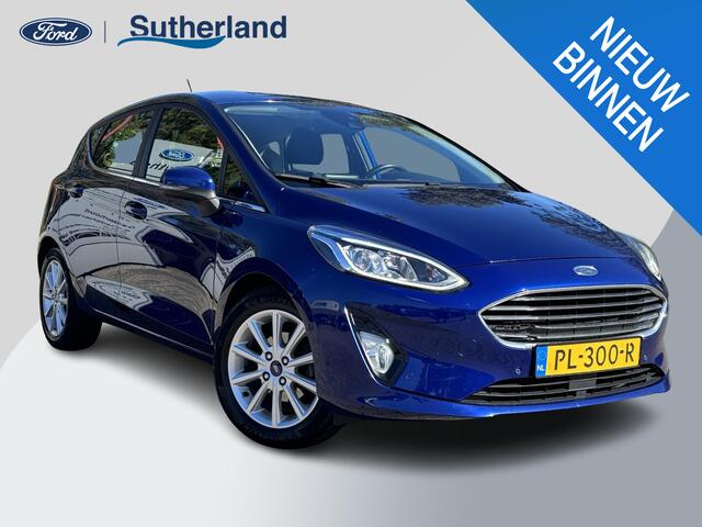 Ford FIESTA 1.0 EcoBoost Titanium 100pk Achteruitrijcamera | Adaptieve Cruise | Navigatie | Voorruit verwarming | 5 deurs | B&O audio