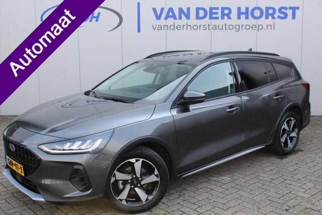 Ford FOCUS Wagon 1.0-155pk EcoBoost Mild-Hybrid Active AUTOMAAT ! Trekgewicht 1.500kg ! Slechts 2.800km ! Volautm. airco dual, navigatie, telefoonvoorb., adaptive cruise control, LED verlichting, metallic lak, camera, front-, lane- en side assist, LM wielen, Isofix 