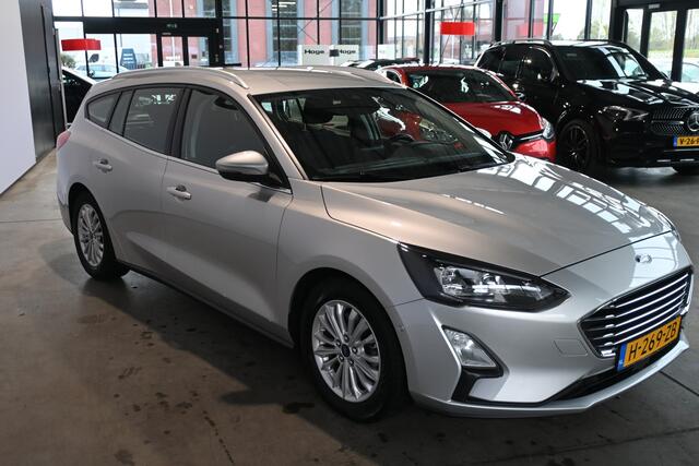 Ford FOCUS Wagon 1.0 EcoBoost Titanium Business Navigatie 1e Eigenaar ECC Apple CarPlay Achteruitrijcamera Lane Assist Inruil Mogelijk!