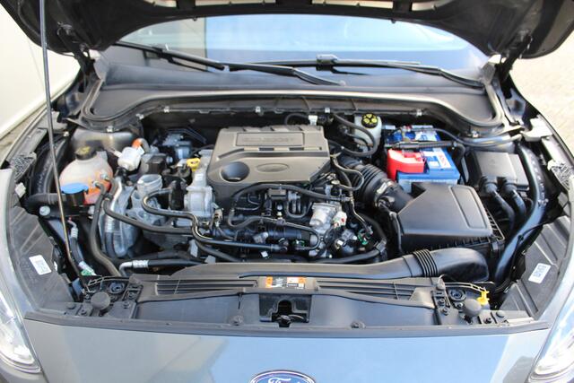 Ford FOCUS Wagon 1.0-125pk EcoBoost ST-Line AUTOMAAT ! Heel erg nette en goed onderhouden Ford Focus ST-Line wagon automaat. Volautm. airco dual, stoel-, stuur- en voorraamverw., camera, trekhaak, navigatie, telefoonvoorb., LM wln, cruise cntrl, skiluik etc., etc...
