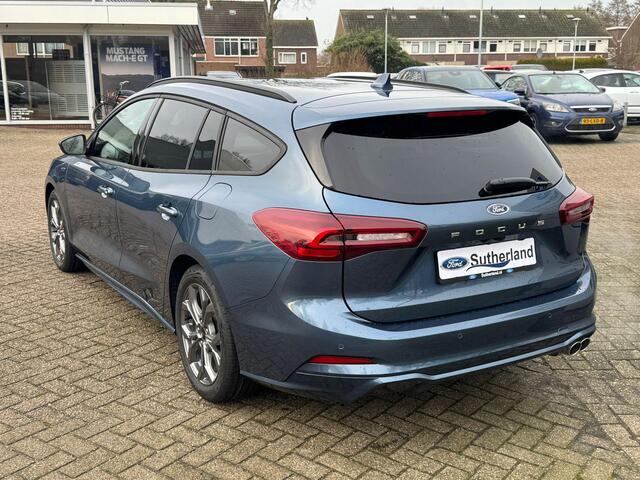 Ford FOCUS 1.0 EcoBoost Hybrid ST Line Wagon 155pk SCI Automaat | April leverbaar | Winter Pack | Chrome Blue | 12.3 inch personaliseerbare Digital Cockpit | Achteruitrijcamera | Draadloos opladen mobiele telefoon | Ford Keyless Entry