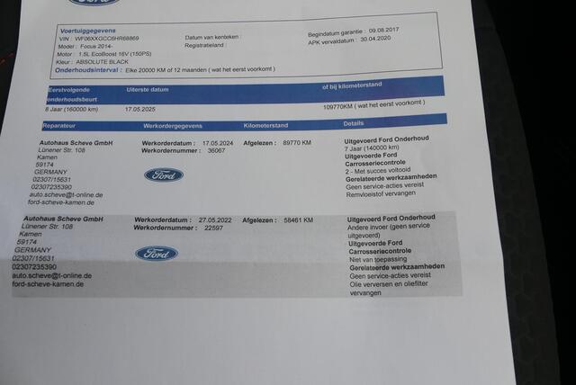 Ford FOCUS Wagon 1.5 Titanium 150PK.Navi.CRUISE.WINTERPACK.1500KG TREKGE.94532KM.
