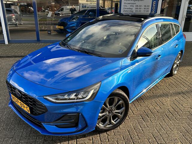 Ford FOCUS Wagon EcoBoost Hybrid 125 pk ST Line | Trekhaak | Pano | Winter Pack | B&O | Adapt. Cruise | AGR | 4 seiz. banden | garantie tm 2028
