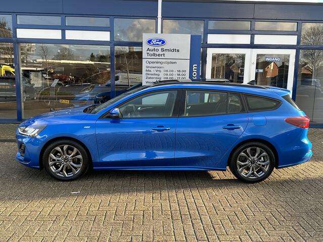Ford FOCUS Wagon EcoBoost Hybrid 125 pk ST Line | Trekhaak | Pano | Winter Pack | B&O | Adapt. Cruise | AGR | 4 seiz. banden | garantie tm 2028