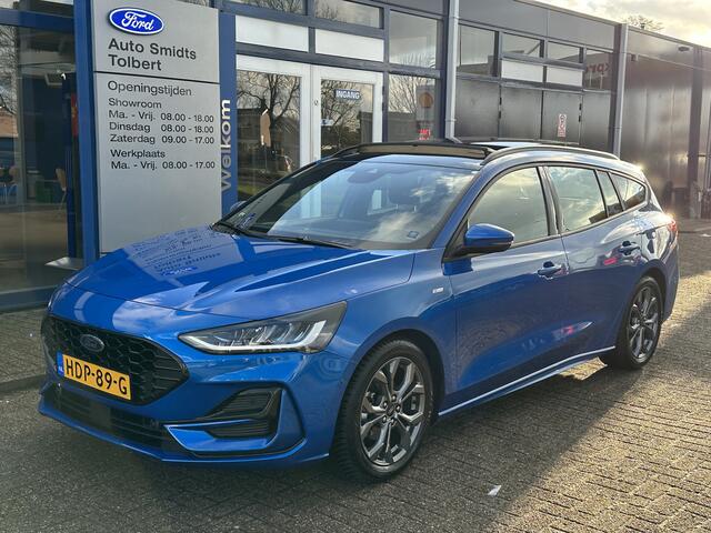 Ford FOCUS Wagon EcoBoost Hybrid 125 pk ST Line | Trekhaak | Pano | Winter Pack | B&O | Adapt. Cruise | AGR | 4 seiz. banden | garantie tm 2028