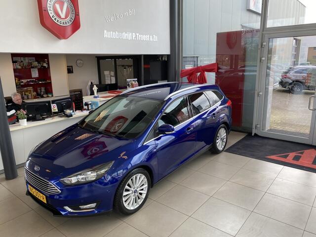 Ford FOCUS Wagon 1.0 Titanium,Navigatie,Parkeerassistent,Climate&Cruiscontrol,Keyless,Spraakbediening,V&A Sensoren,17 Inch Lmv