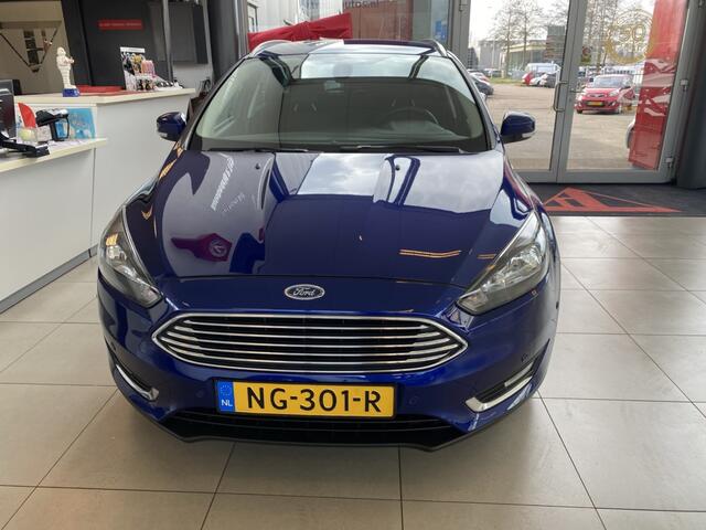 Ford FOCUS Wagon 1.0 Titanium,Navigatie,Parkeerassistent,Climate&Cruiscontrol,Keyless,Spraakbediening,V&A Sensoren,17 Inch Lmv