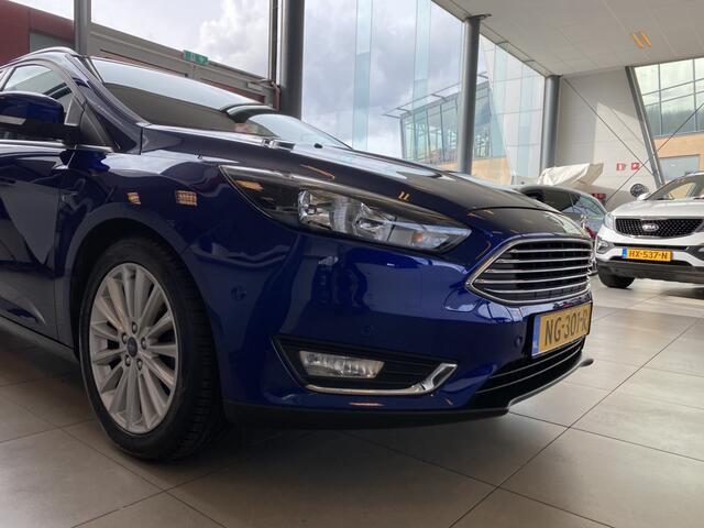 Ford FOCUS Wagon 1.0 Titanium,Navigatie,Parkeerassistent,Climate&Cruiscontrol,Keyless,Spraakbediening,V&A Sensoren,17 Inch Lmv