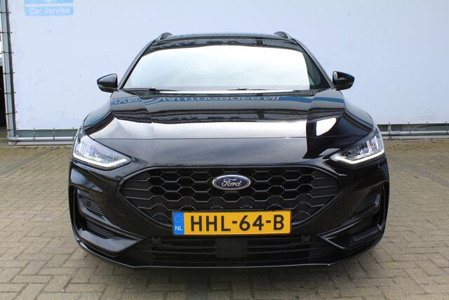 Ford FOCUS Wagon 1.0 EcoBoost Hybrid ST Line X | Panoramadak | Stoel/Stuurverwarming | Achteruitrijcamera | Parkeersensoren V+A | Adaptive cruise controle | Lane assist | Dodehoek sensoren | Schuif/kantel dak | Navigatie | Climate controle | Keyless start | Apple Ca