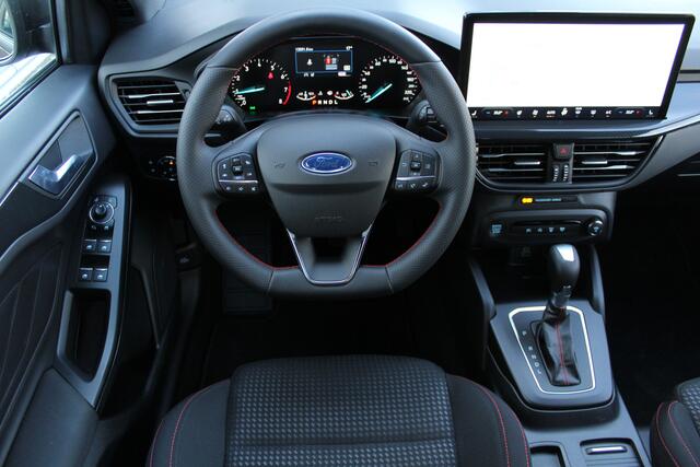 Ford FOCUS Wagon 1.0 EcoBoost Hybrid ST Line | Achteruitrijcamera | Stoel/stuur verwarming | Navigatie | Climate controle | Adaptive cruise controle | Lane assist | Apple CarPlay/Android Auto | Keyless start | Dodehoeksensoren | Parkeersensoren V+A | Zwarte hemelbe