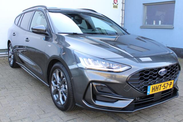 Ford FOCUS Wagon 1.0 EcoBoost Hybrid ST Line | Achteruitrijcamera | Stoel/stuur verwarming | Navigatie | Climate controle | Adaptive cruise controle | Lane assist | Apple CarPlay/Android Auto | Keyless start | Dodehoeksensoren | Parkeersensoren V+A | Zwarte hemelbe