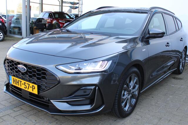 Ford FOCUS Wagon 1.0 EcoBoost Hybrid ST Line | Achteruitrijcamera | Stoel/stuur verwarming | Navigatie | Climate controle | Adaptive cruise controle | Lane assist | Apple CarPlay/Android Auto | Keyless start | Dodehoeksensoren | Parkeersensoren V+A | Zwarte hemelbe