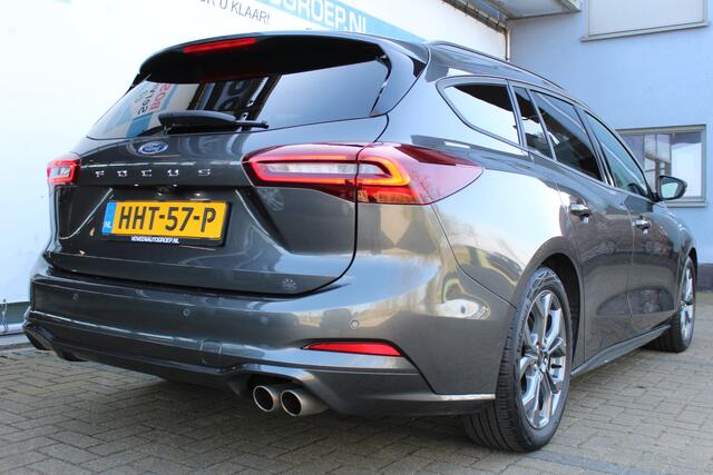 Ford FOCUS Wagon 1.0 EcoBoost Hybrid ST Line | Achteruitrijcamera | Stoel/stuur verwarming | Navigatie | Climate controle | Adaptive cruise controle | Lane assist | Apple CarPlay/Android Auto | Keyless start | Dodehoeksensoren | Parkeersensoren V+A | Zwarte hemelbe