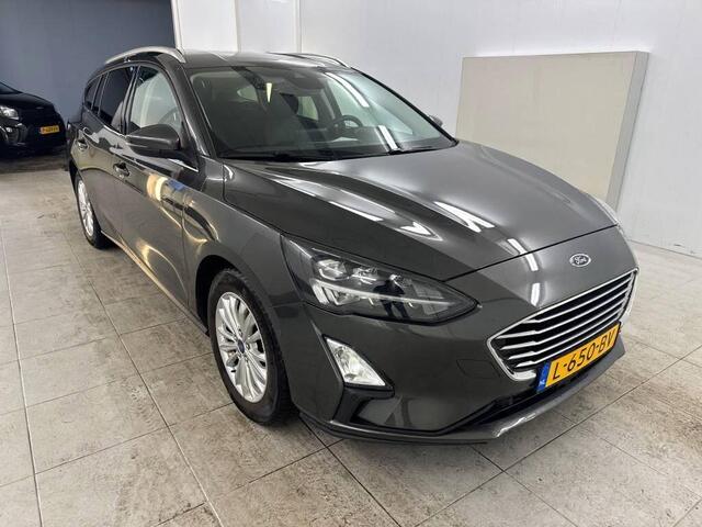 Ford FOCUS 1.0 EcoB Hybrid Titanium X Adap Cruise Camera Winter Parking pack Dodehoek Full LED Wagon