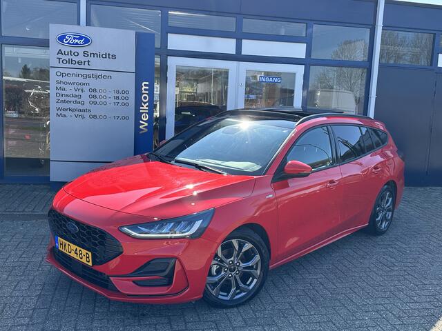 Ford FOCUS Wagon EcoBoost Hybrid 155 pk ST Line | Pano | Winter Pack | Camera | Adapt. cruise | Draadloos Apple Carplay |