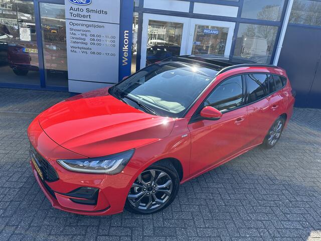 Ford FOCUS Wagon EcoBoost Hybrid 155 pk ST Line | Pano | Winter Pack | Camera | Adapt. cruise | Draadloos Apple Carplay |