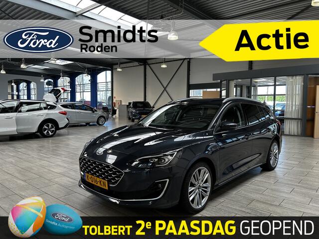 Ford FOCUS Wagon EcoBoost Hybrid 125pk Vignale | Dealer onderhouden | Trekhaak | Adapt. Cruise | Winter pack |