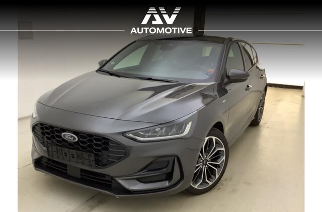 Ford FOCUS 1.0 EcoBoost 155 PK Hybrid ST Line | Panoramadak | Lederen bekleding | B&O Sound | ACC | Blind Spot | Camera | CarPlay | Elek. verstelbare stoelen | Trekhaak | Stoelverwarming | Stuurwielverwarming | BTW Auto | Fabrieksgarantie tot 07-2028