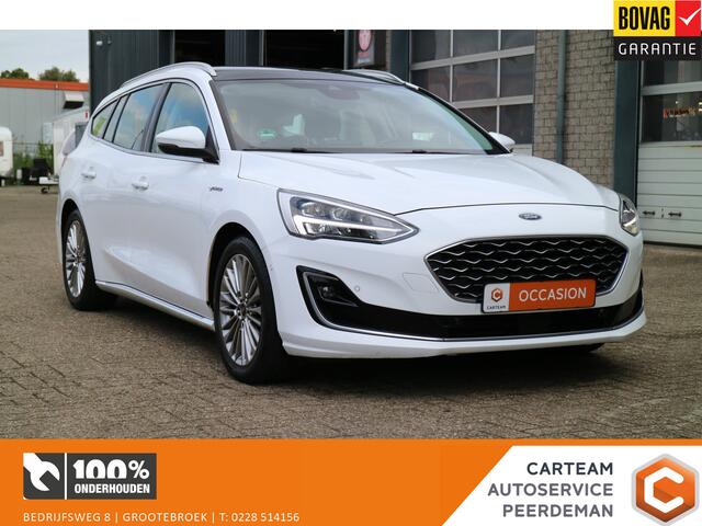 Ford FOCUS Wagon 1.0 EcoBoost Vignale | Panoramadak | Trekhaak! | Leder! |