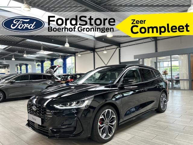 Ford FOCUS Wagon ST-Line X EcoBoost Hybrid 155 pk I Pano | Winter Pack | Adapt. cruise | Camera | Draadloos Apple Carplay | 18'' Velgen |