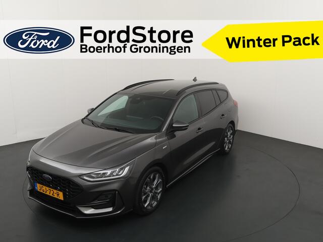Ford FOCUS Wagon Ecoboost 125 pk ST-line | Winter Pack | 4 seiz. banden | Navi | Clima | Cruise | Dr. loos Apple Carplay