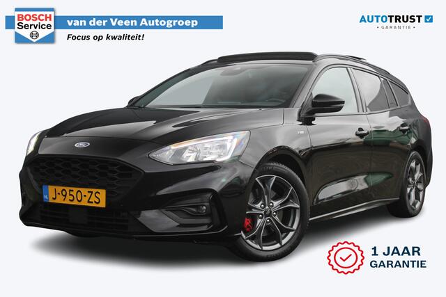 Ford FOCUS Wagon 1.0 EcoBoost Hybrid ST Line X Business | Incl. 12 maanden garantie | Trekhaak | Panorama dak | Achteruitrijcamera | Cruise control | Climate control | Airco | Bluetooth | Lichtmetalen velgen | Parkeersensoren
