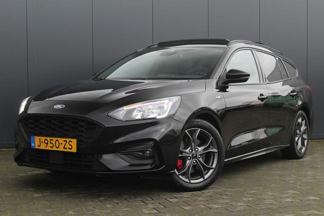 Ford FOCUS Wagon 1.0 EcoBoost Hybrid ST Line X Business | Incl. 12 maanden garantie | Trekhaak | Panorama dak | Achteruitrijcamera | Cruise control | Climate control | Airco | Bluetooth | Lichtmetalen velgen | Parkeersensoren