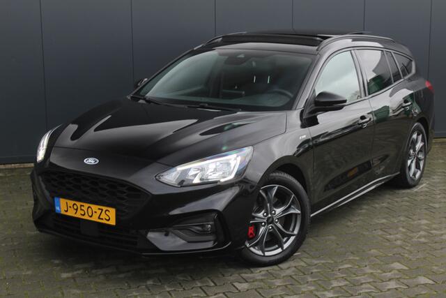 Ford FOCUS Wagon 1.0 EcoBoost Hybrid ST Line X Business | Incl. 12 maanden garantie | Trekhaak | Panorama dak | Achteruitrijcamera | Cruise control | Climate control | Airco | Bluetooth | Lichtmetalen velgen | Parkeersensoren