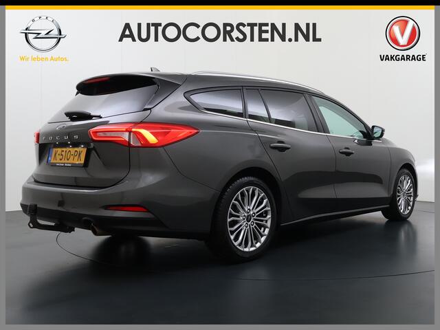 Ford FOCUS Wagon 1.0T 126PK Trekhaak Navi Dual-Ecc Apple Carplay Android Auto Stoel+Voorruitverwarming Cruise Control Pdc Titanium Business Lmv Led Privacy Glas Lane Assist TCS Keyless Licht-/Regensensor 1e Eigenaar Origineel Nederlandse Auto Dealeronderhouden