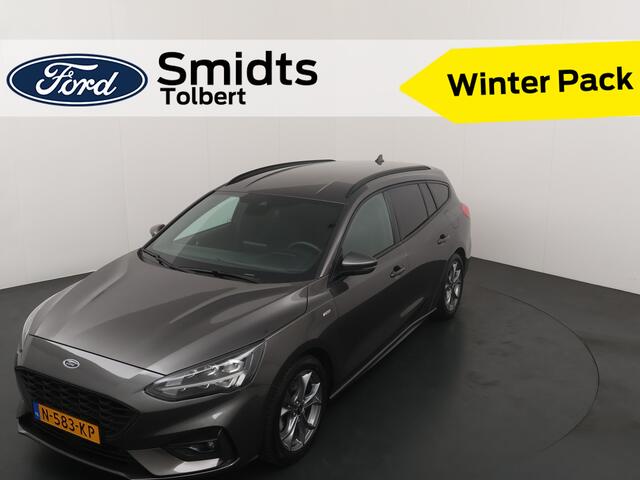 Ford FOCUS Wagon 125PK EcoBoost Hybrid ST Line Business | Trekhaak | Winterpack | Keyless | Clima | AR Camera | Park sens. V+A | Head up display