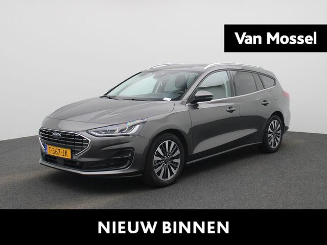 Ford FOCUS Wagon 1.0 EcoBoost Hybrid Titanium X | Climate Control / ECC | Licht metalen velgen 17 inch | Trekhaak | Cruise control Standaard | Navigatie | LED koplampen | Park Distance Control voor en achter | Achteruitrijcamera | Dakrailing |