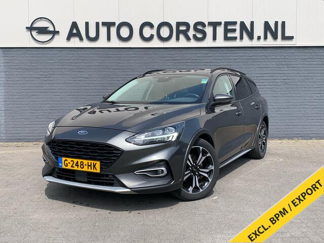 Ford FOCUS Wagon 1.5T 150PK Automaat ** Ex Bpm Export ** ACTIVE Apple Carplay Android Auto Trekhaak Stoel-Stuurverwarming Navi Climate Control Cruise Control incl. ASLD Led Lmv 18" Licht-regensensor Keyless Wifi PDC Voorruitverwarming 1e Eigenaar EURO 6