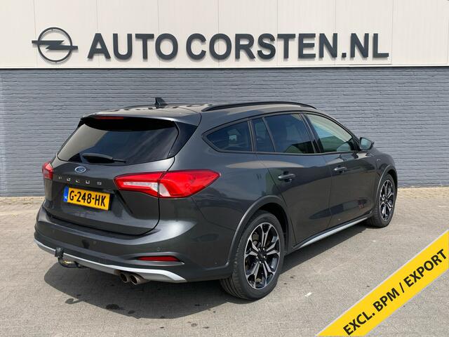 Ford FOCUS Wagon 1.5T 150PK Automaat ** Ex Bpm Export ** ACTIVE Apple Carplay Android Auto Trekhaak Stoel-Stuurverwarming Navi Climate Control Cruise Control incl. ASLD Led Lmv 18" Licht-regensensor Keyless Wifi PDC Voorruitverwarming 1e Eigenaar EURO 6
