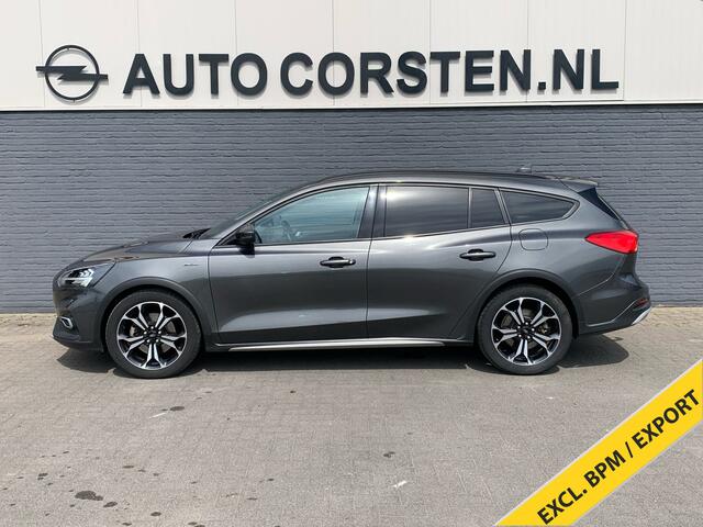 Ford FOCUS Wagon 1.5T 150PK Automaat ** Ex Bpm Export ** ACTIVE Apple Carplay Android Auto Trekhaak Stoel-Stuurverwarming Navi Climate Control Cruise Control incl. ASLD Led Lmv 18" Licht-regensensor Keyless Wifi PDC Voorruitverwarming 1e Eigenaar EURO 6