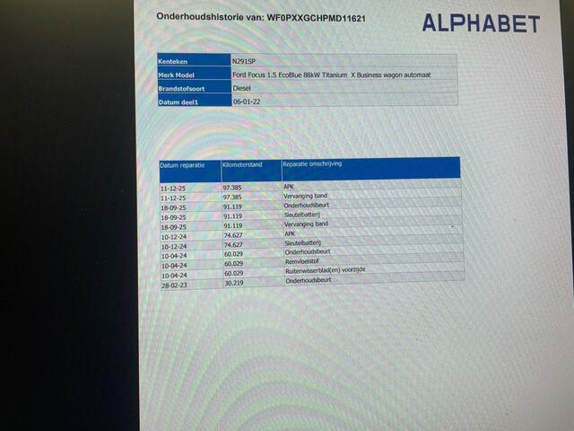 Ford FOCUS Wagon BWJ 2022 1.5 120 PK EcoBlue Titanium X Business KOMT BINNEN!