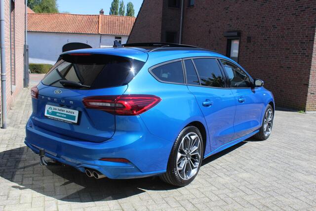 Ford FOCUS Wagon 1.0 EcoBoost 155pk Hybrid ST Line X Navi, Pano, Haak, Driver Ass Pack, Leer, Winterpack, El. Klep, Volle auto!