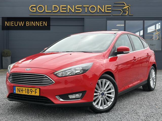 Ford FOCUS 1.0 Titanium Navi,125pk,Trekhaak,Dealer Onderhouden,Pdc V+A,6 Bak,N.A.P,Clima,Cruise,Nieuwe Apk bij Aflevering