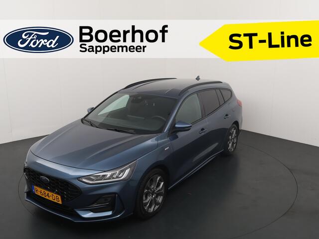 Ford FOCUS Wagon ST-Line EcoBoost Hybrid 125pk | All-Seasons | 100% Dealer onderhouden | LED | Clima | Cruise | Draadloos CarPlay |