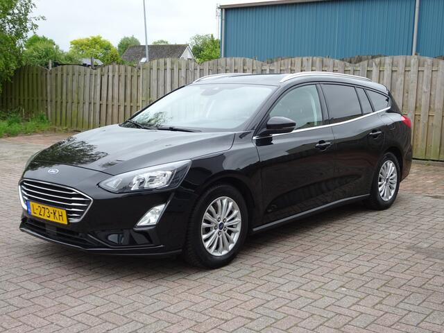 Ford FOCUS Wagon 1.0 EcoBoost Hybrid Titanium X Business Automatische airco, navigatie, parkeersensoren, achteruitrij camera, trekhaak, cruise controle, lichtmetalen velgen, enz.